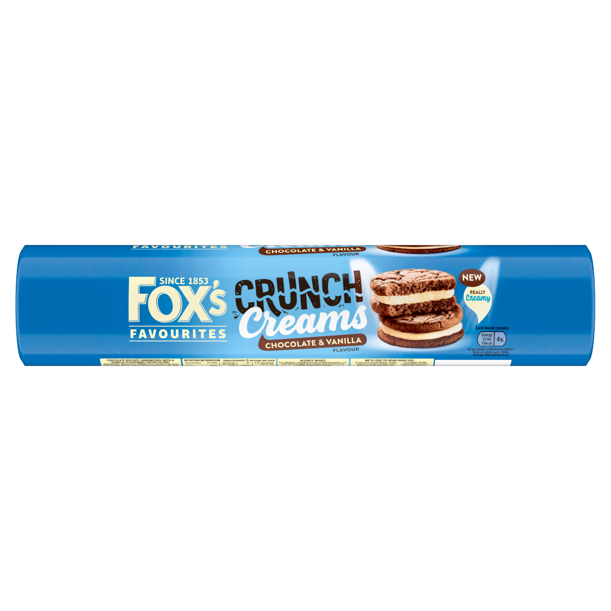 Fox’s Favourites Crunch Creams Chocolate & Vanilla Flavour 200g