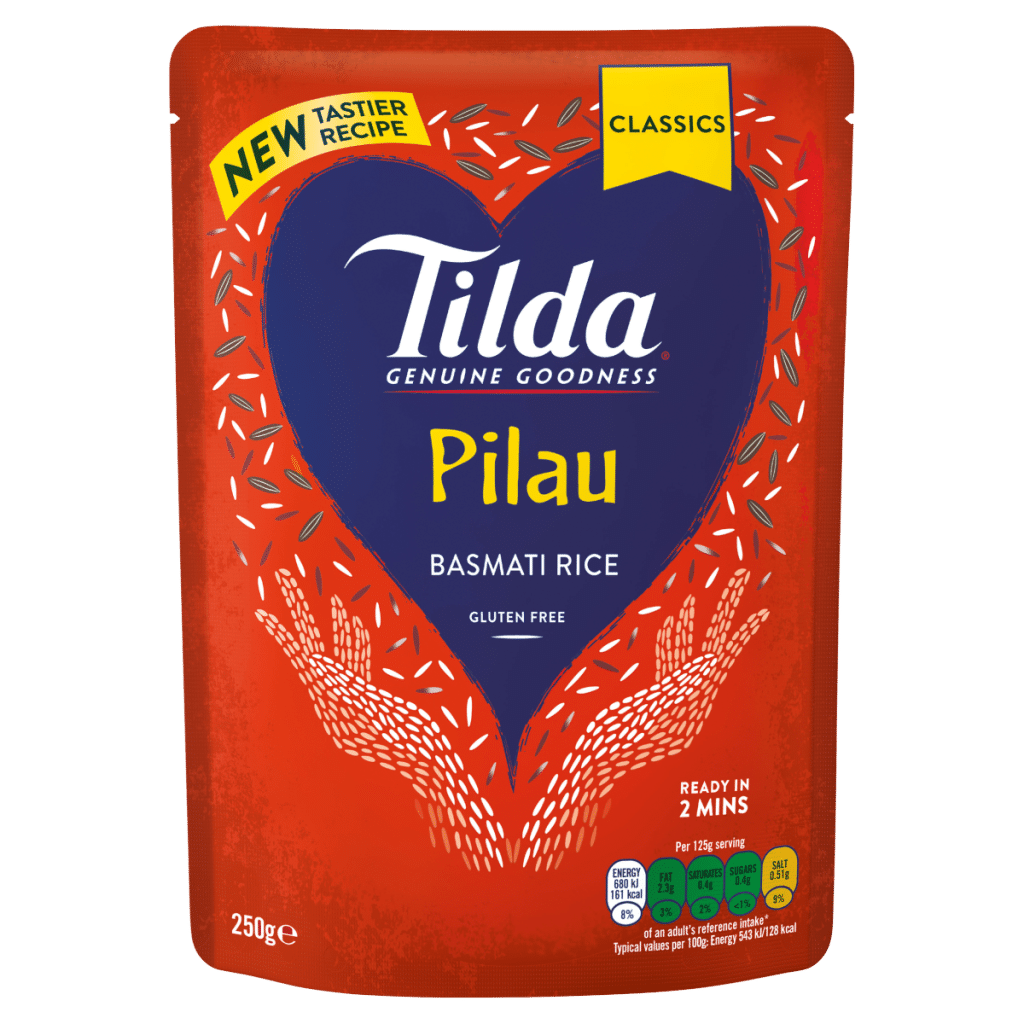 Tilda Microwave Pilau Basmati Rice 250g