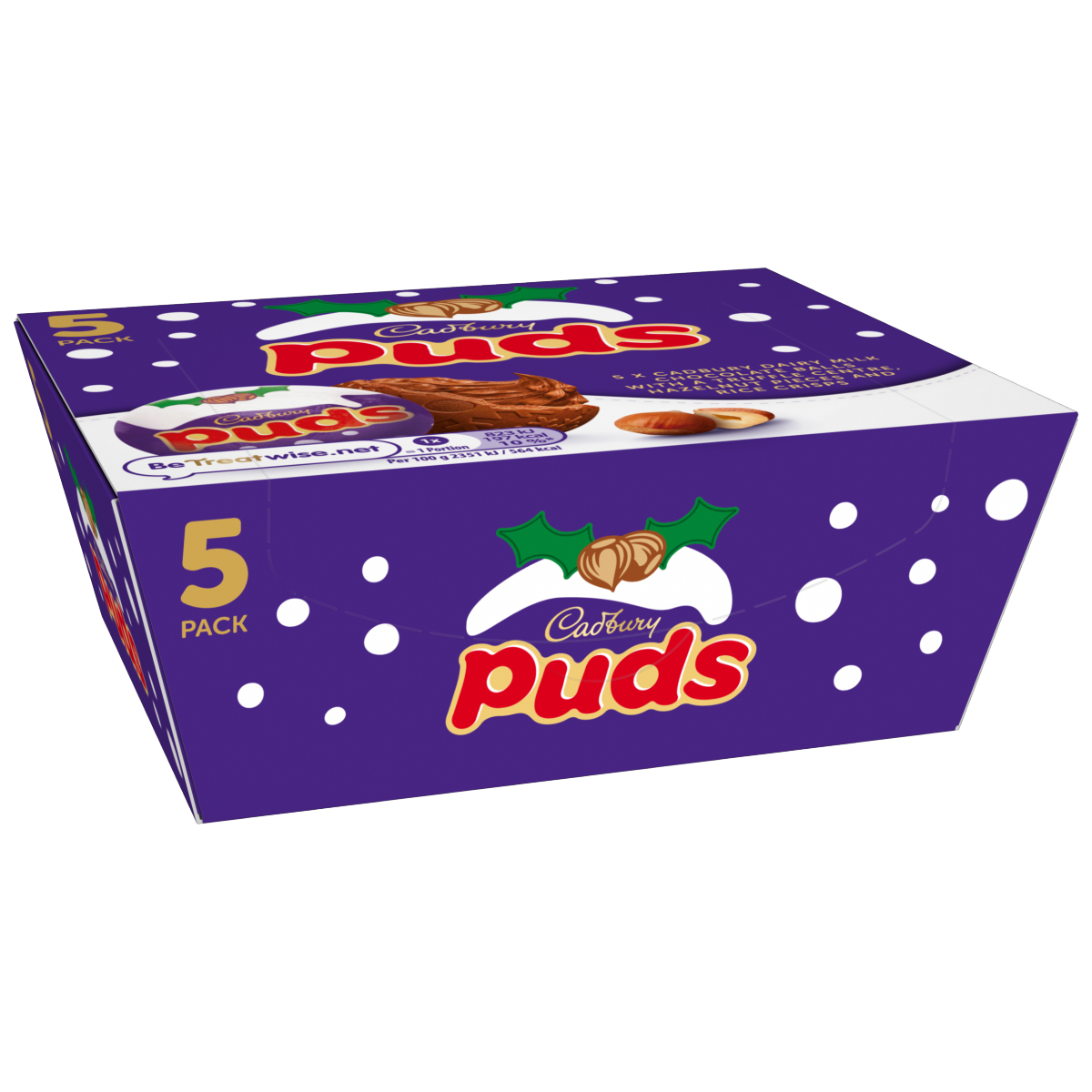Cadbury Dairy Milk Chocolate Puds 5 Pack Multipack 175 g