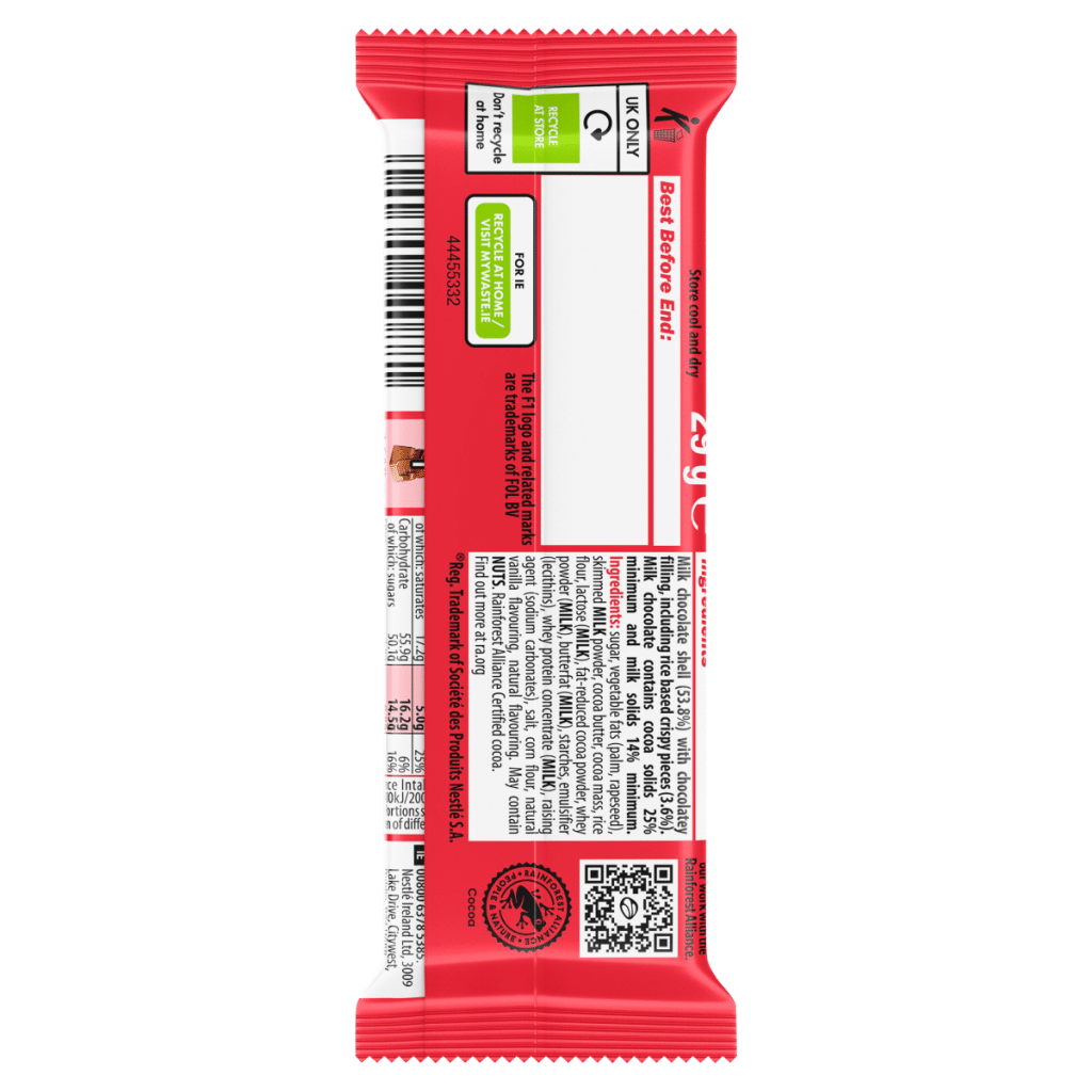 KitKat Official Chocolate Bar 29g