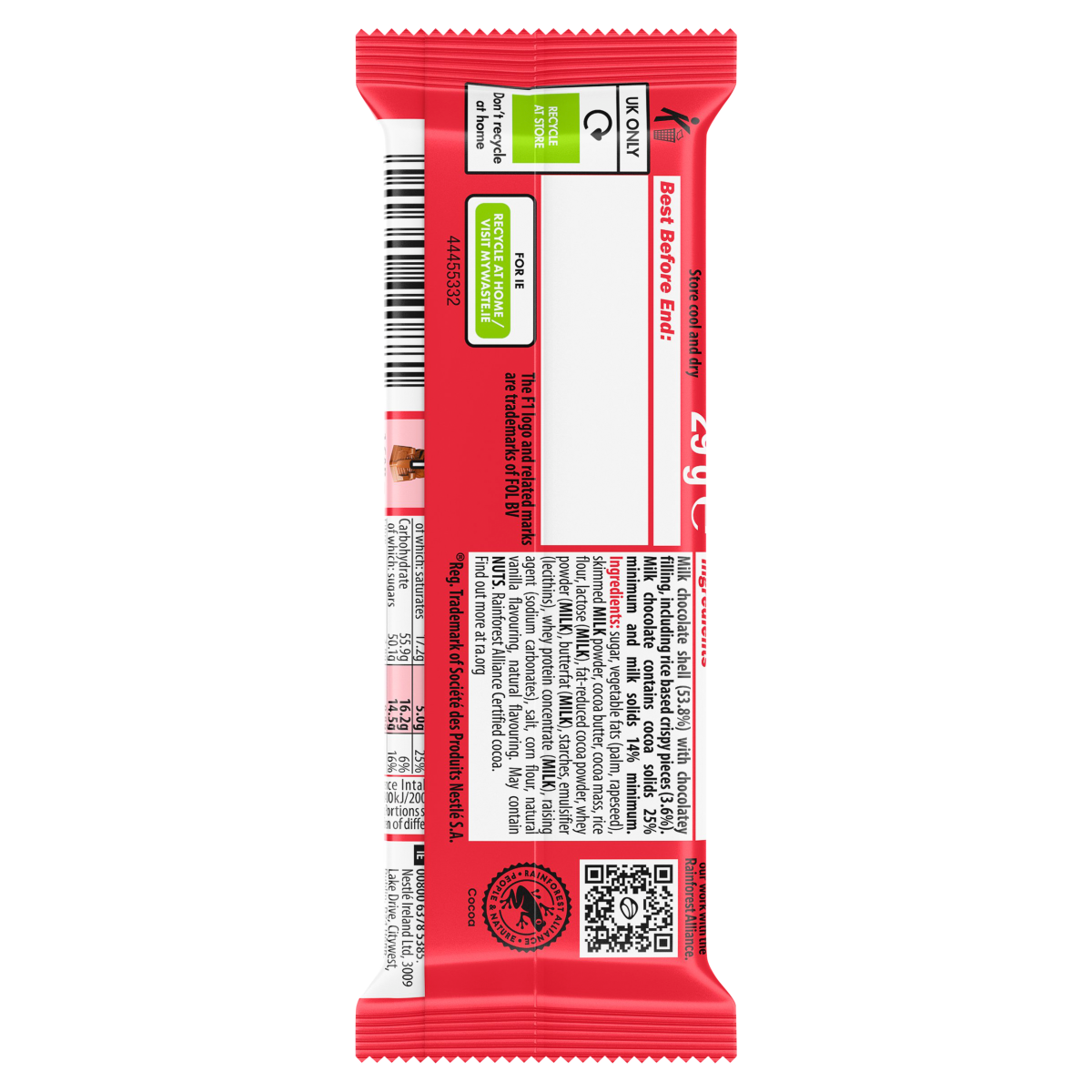 KitKat Official Chocolate Bar 29g