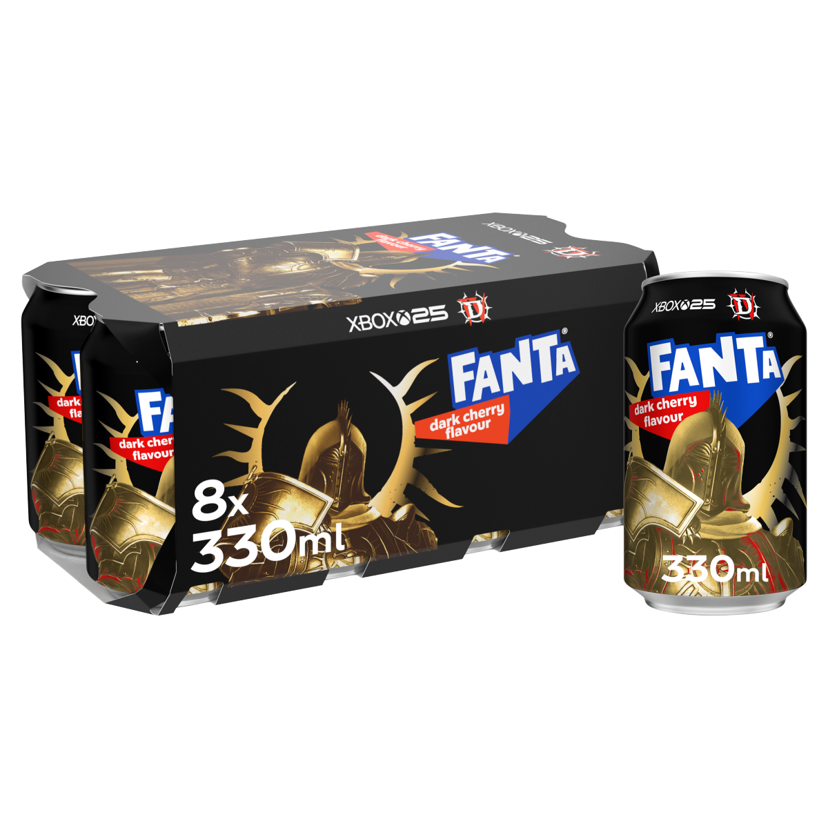 Fanta Dark Cherry 8 x 330ml Cans