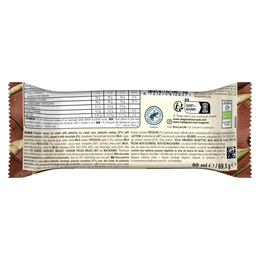 Magnum Signature Pistachio Ice Cream Stick 90 ml