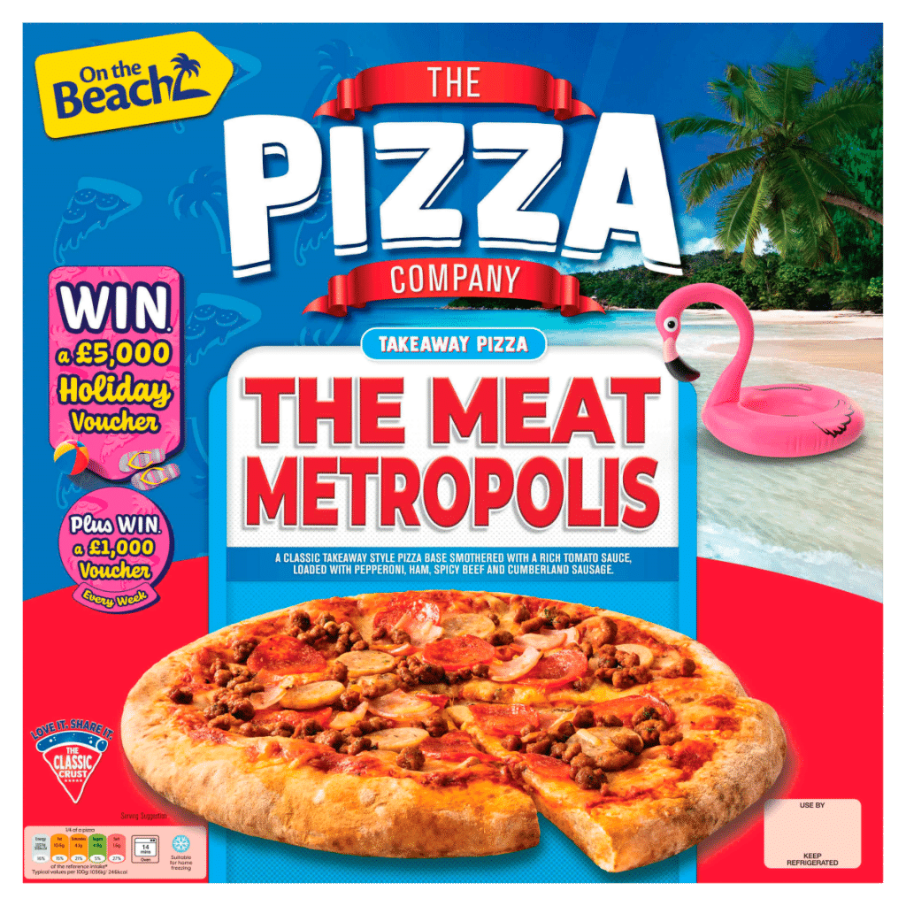The Pizza Company Takeaway Pizza the Meat Metropolis 520g