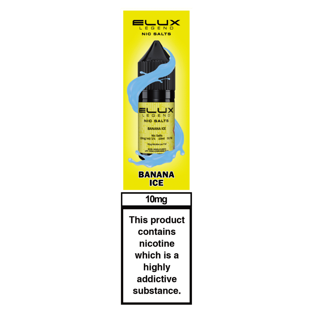 Elux Legend Nic Salts Banana Ice 10mg