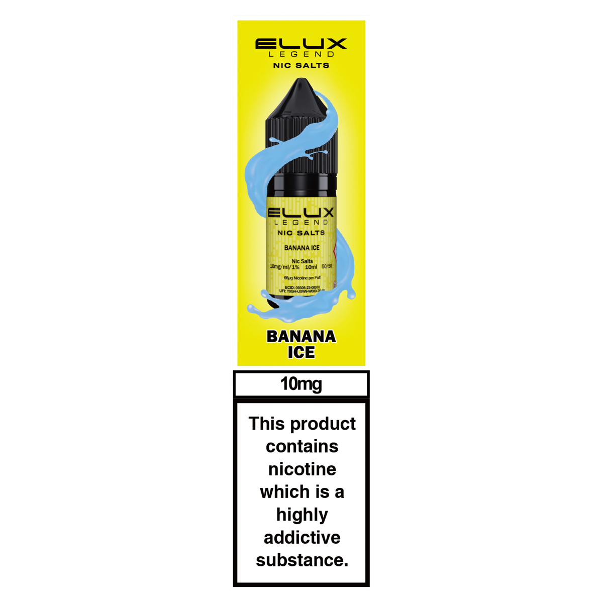 Elux Legend Nic Salts Banana Ice 10mg