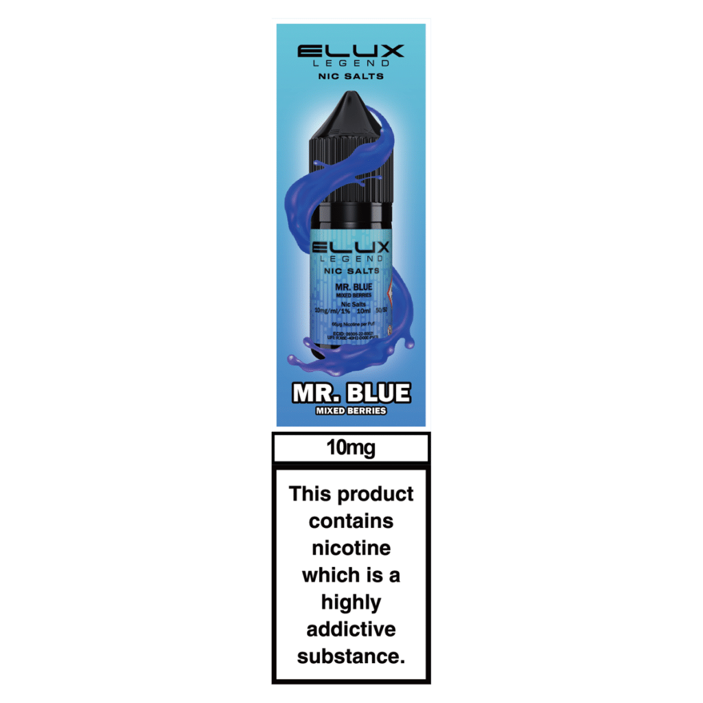 Elux Legend Nic Salts Mr. Blue Mixed Berries 10mg