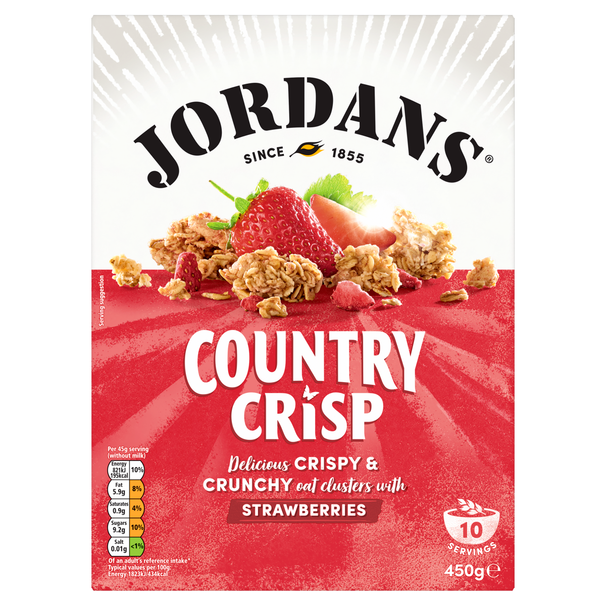 Jordans Strawberries Country Crisp 450g