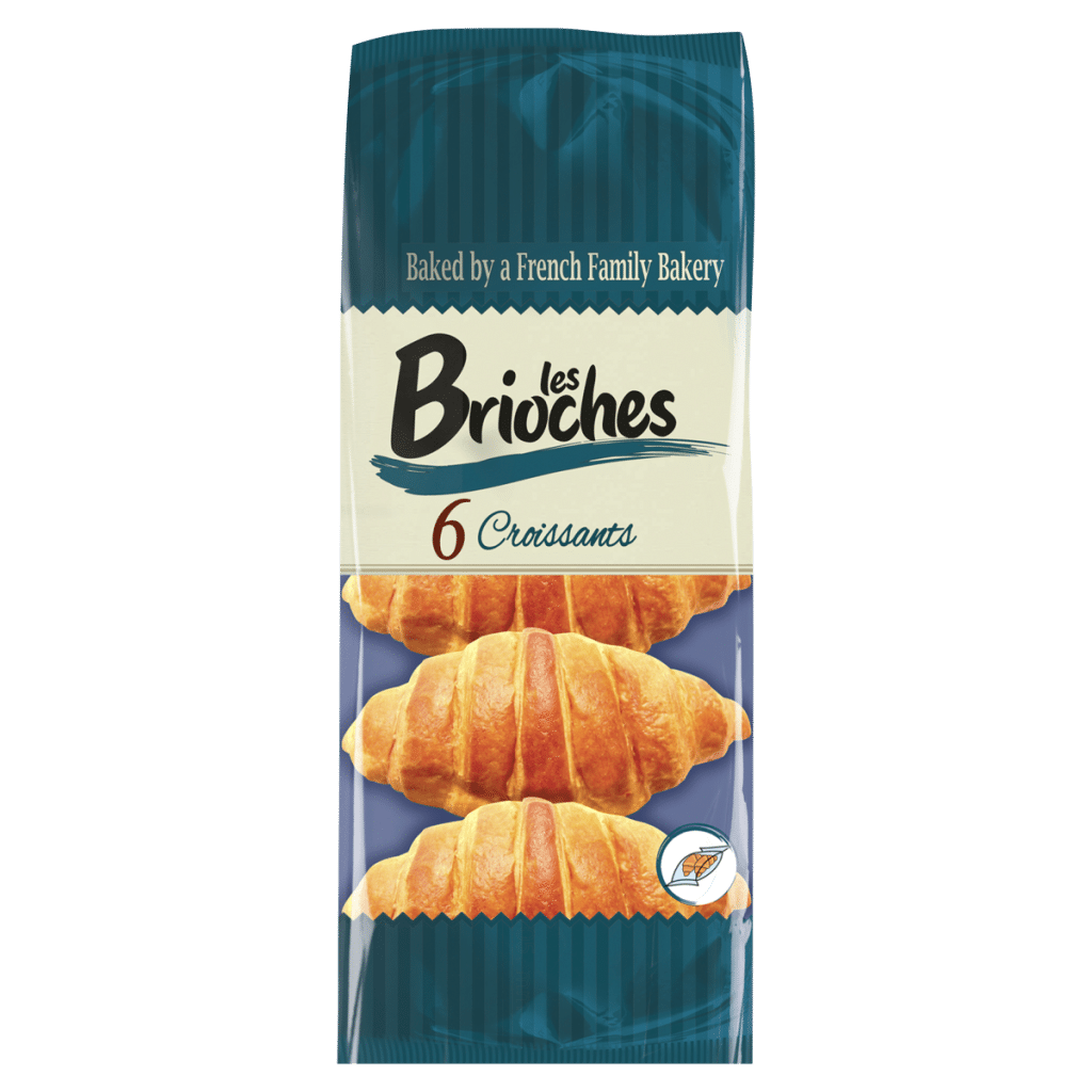 Les Brioches Croissants 6 x 40g (240g)