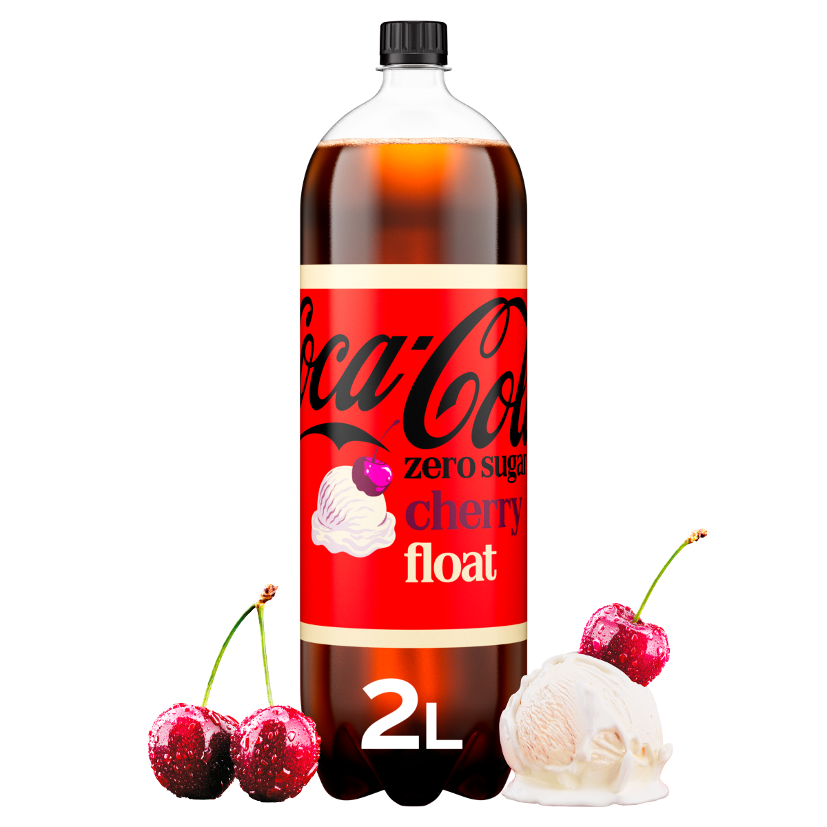 Coca-Cola Zero Sugar Cherry Float 2L Bottle