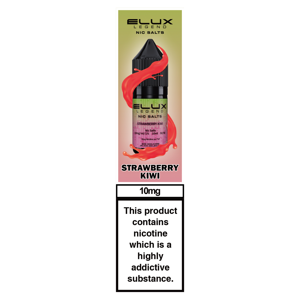 Elux Legend Nic Salts Strawberry Kiwi 10mg
