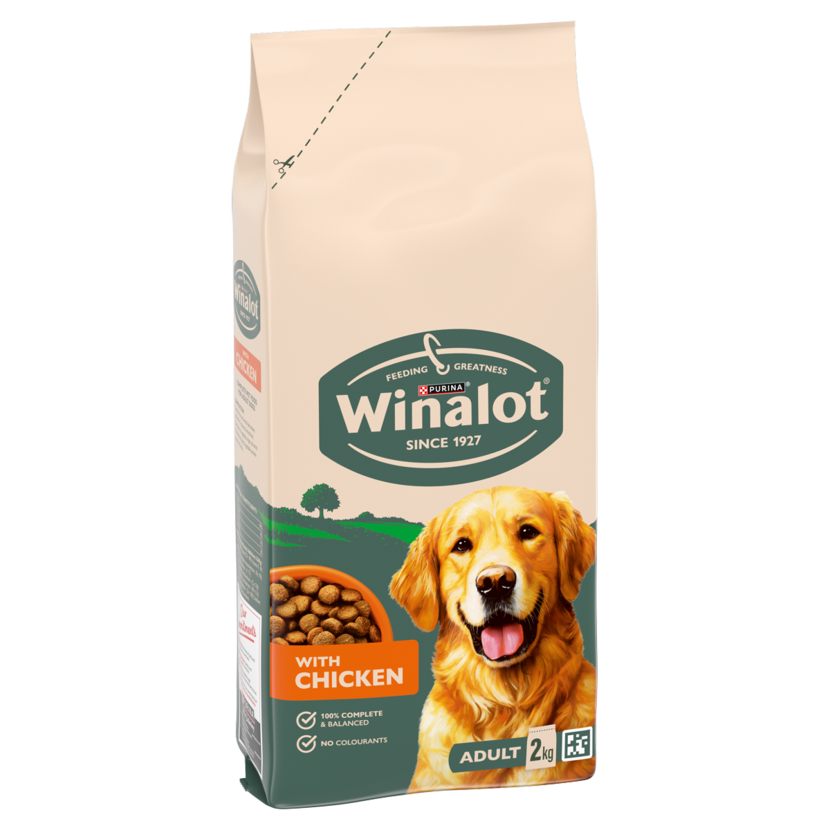 WINALOT Chicken Dry Dog Food 2kg