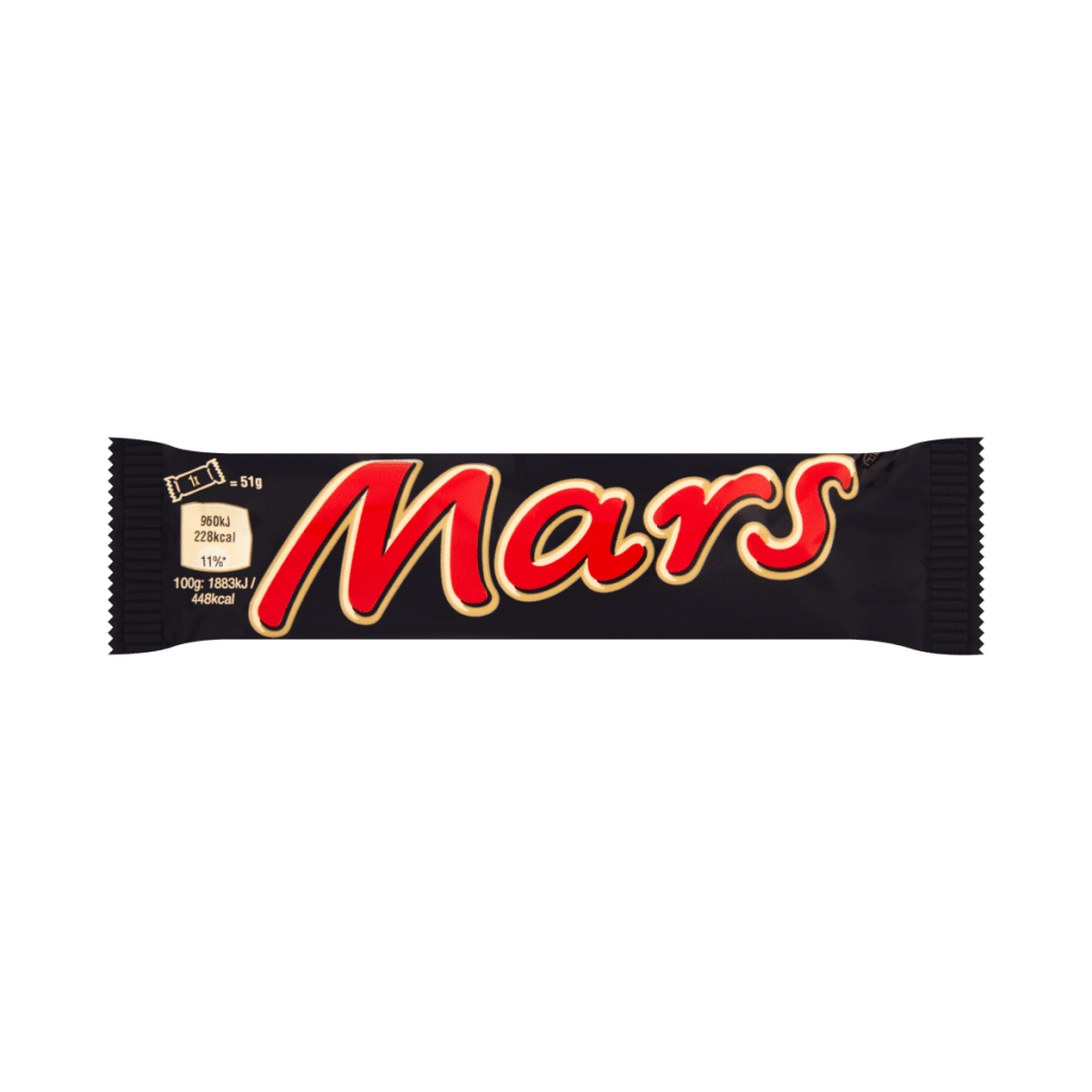 Mars, Caramel, Nougat & Milk Chocolate Snack Bar 51g