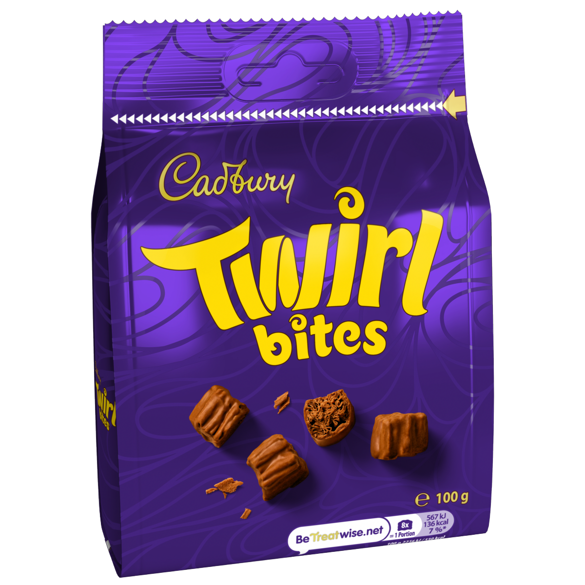 Cadbury Twirl Bites Chocolate Bag 100g