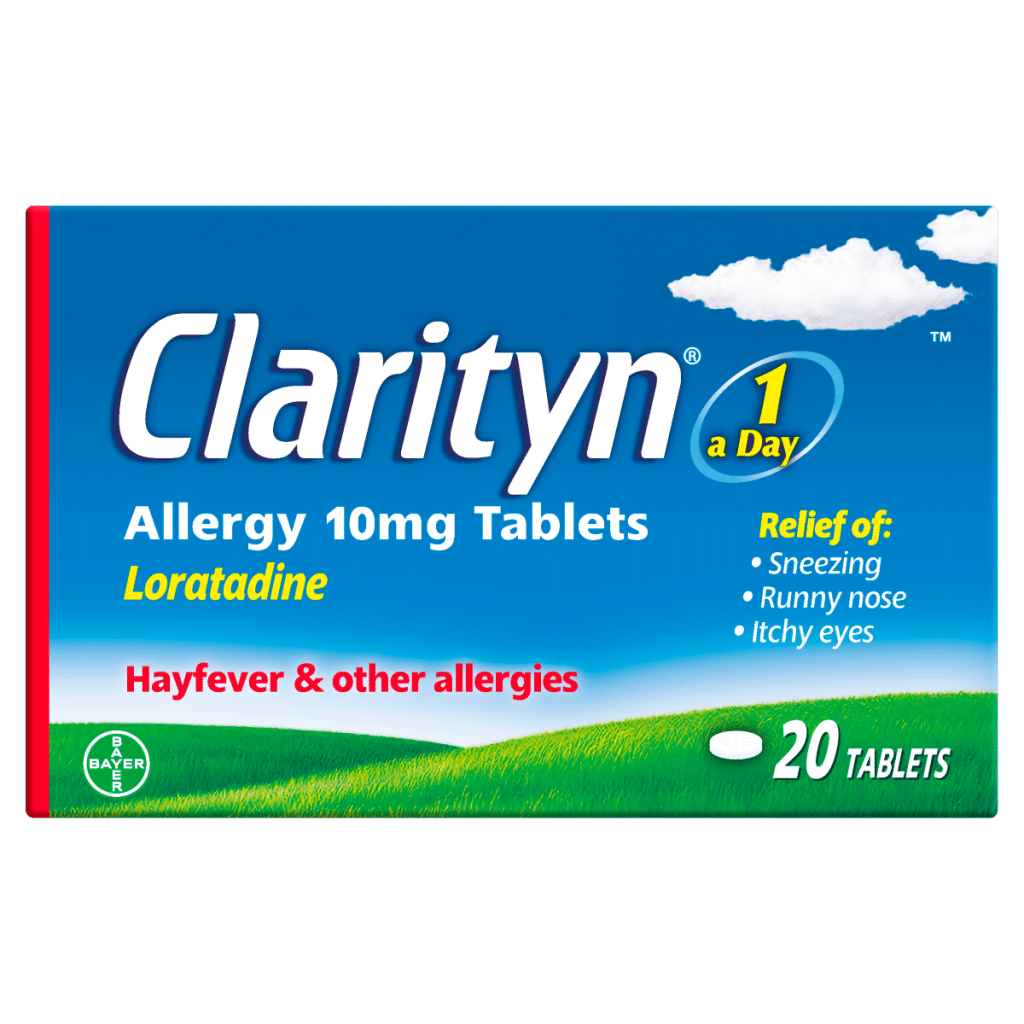 Clarityn Allergy 10mg Tablets 20 Tablets