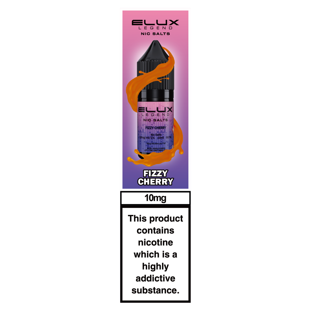 Elux Legend Nic Salts Fizzy Cherry 10mg