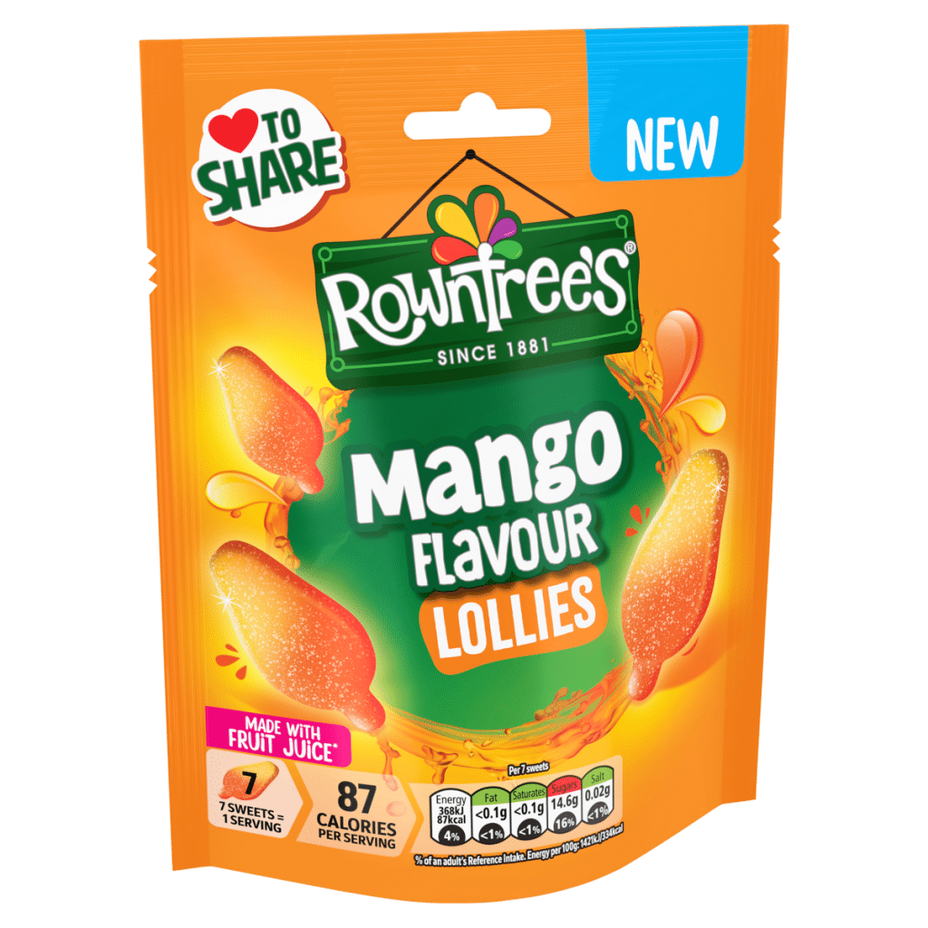 Rowntree’s Mango Flavour Lollies 130g