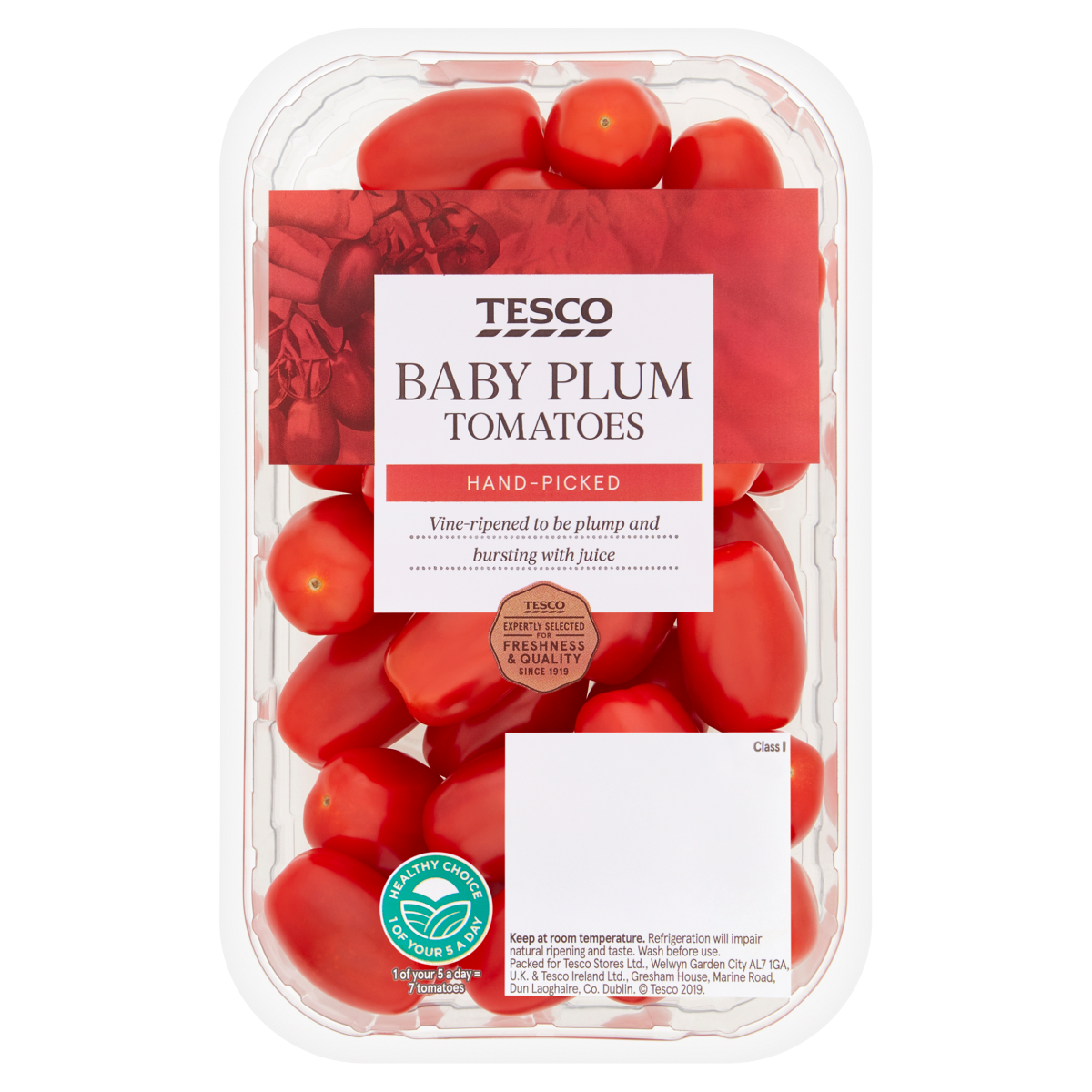 Tesco Baby Plum Tomatoes
