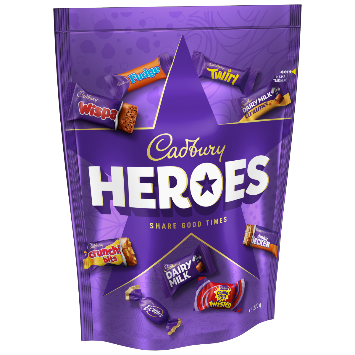 Cadbury Heroes Chocolate Pouch 270 g
