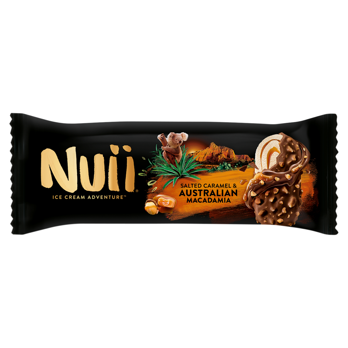 Nuii Ice Cream Adventure Salted Caramel & Australian Macadamia 90ml