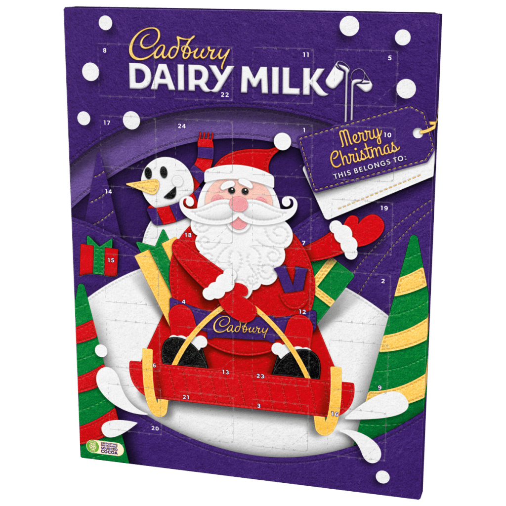 Cadbury Dairy Milk Chocolate Christmas Advent Calendar 90 g