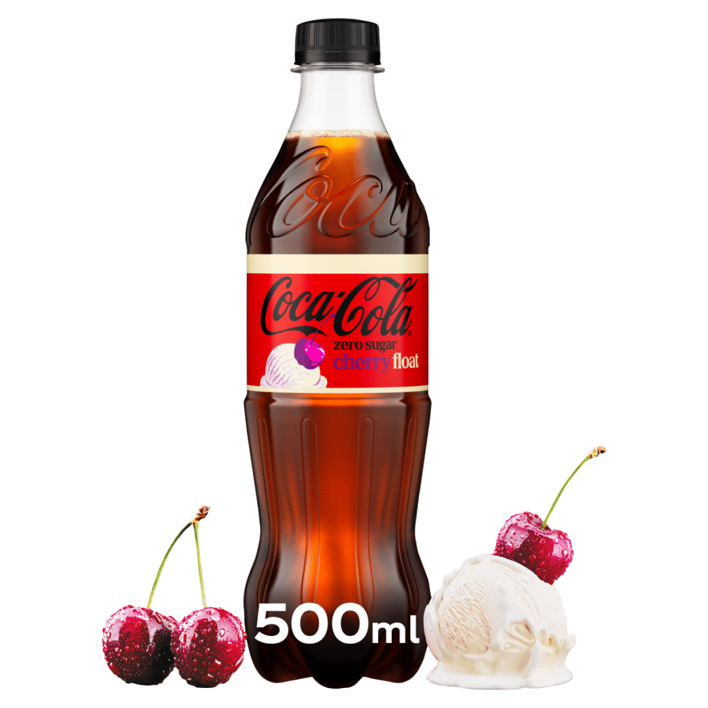 Coca-Cola Zero Sugar Cherry Float 500ml Bottle