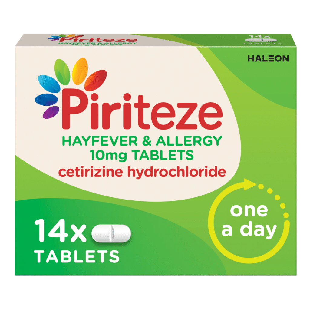 Piriteze Hayfever & Allergy Antihistamine Tablets, 14s