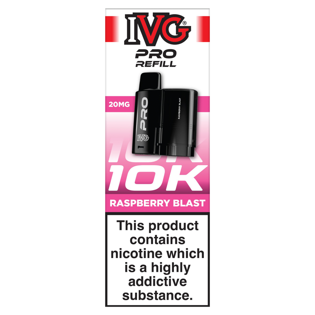 IVG Pro Refill Raspberry Blast 20mg/ml