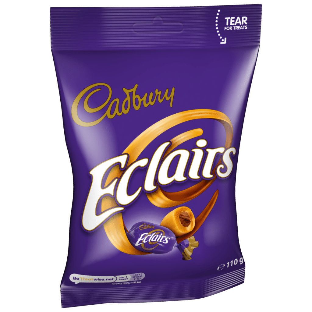 Cadbury Eclairs Sugar Confectionery 110g