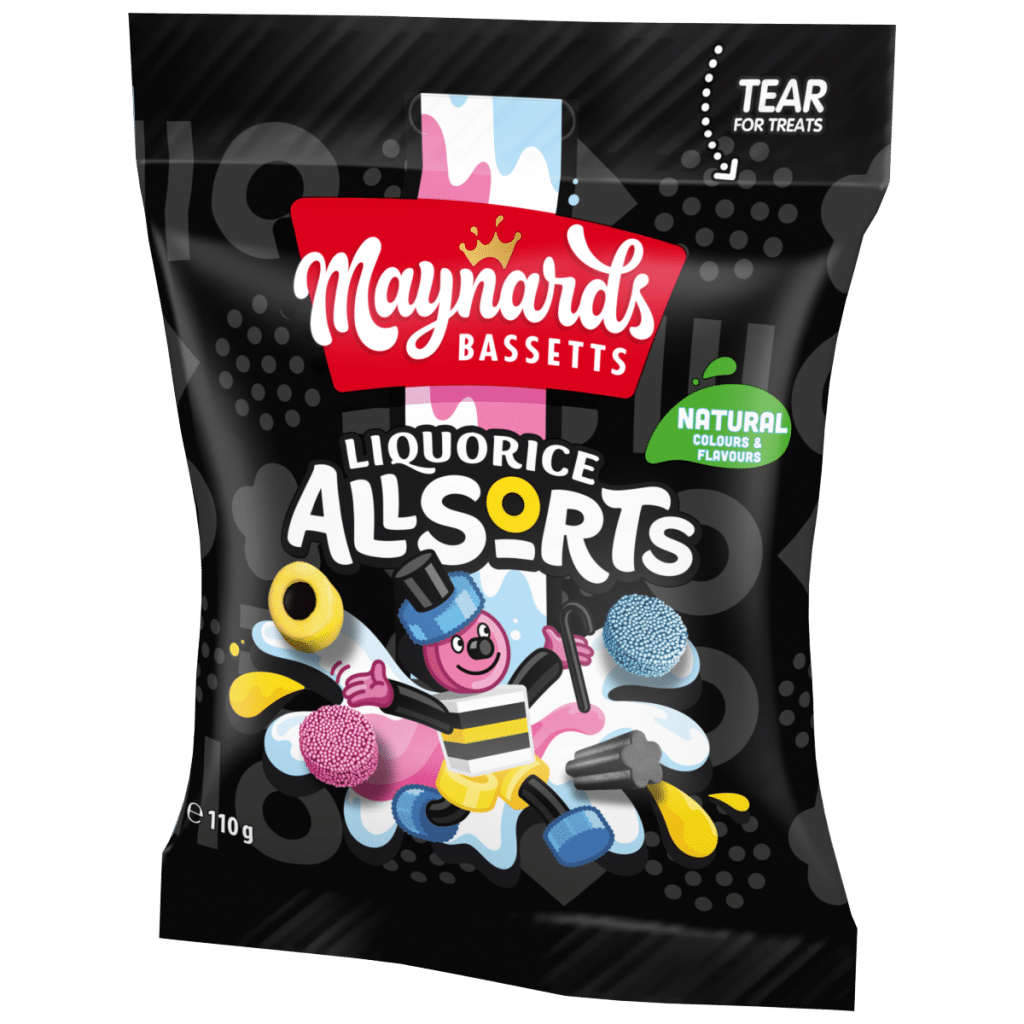 Maynards Bassetts Liquorice Allsorts Candy 110g