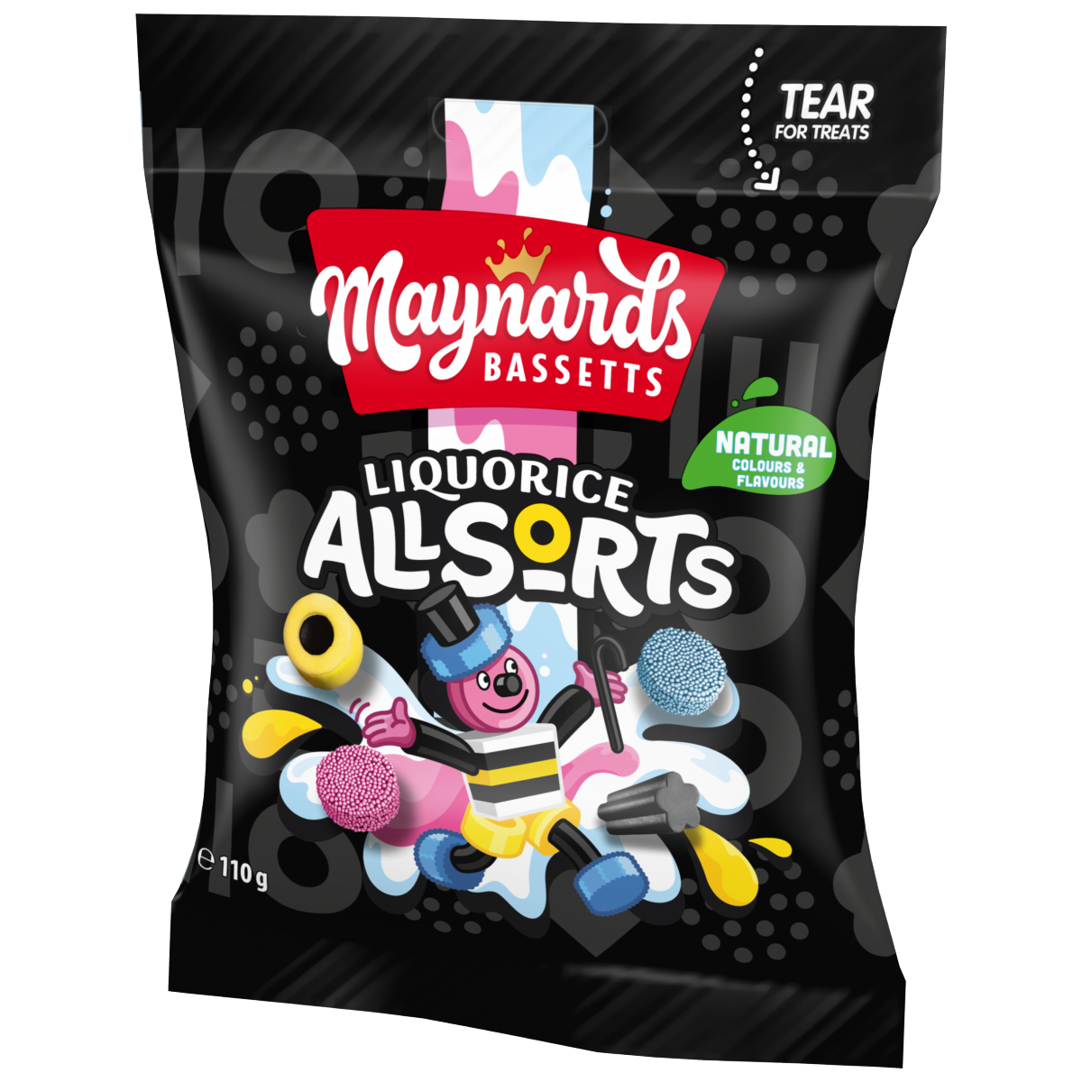 Maynards Bassetts Liquorice Allsorts Candy 110g