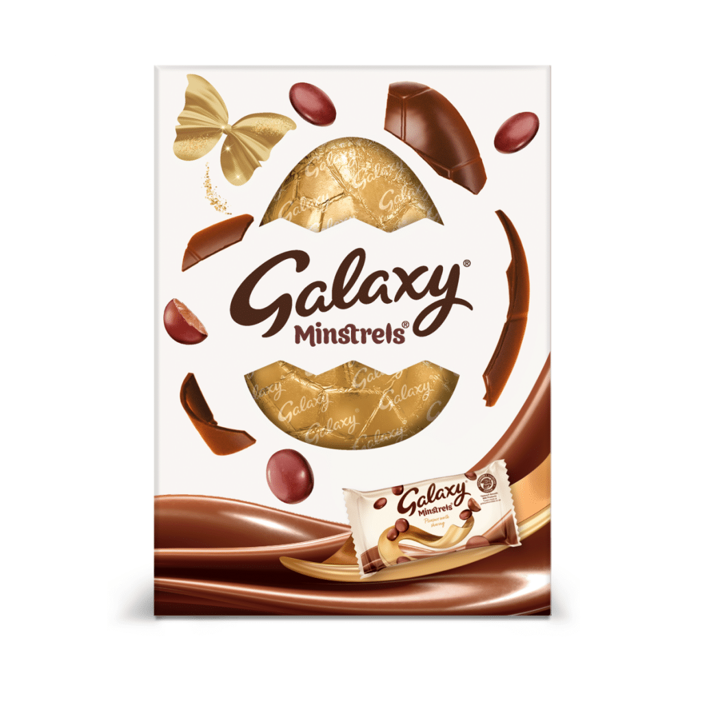Galaxy Minstrels Milk Chocolate Large Easter Egg 162g