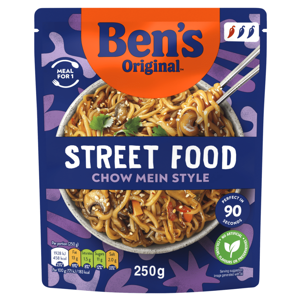 Ben’s Original Street Food Chow Mein Style 250g