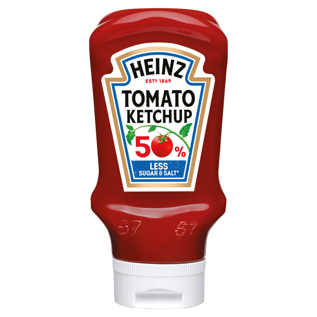 Heinz Tomato Ketchup 50% Less Salt & Sugar 400ml
