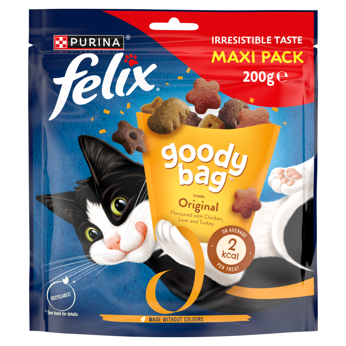 FELIX Goody Bag Original Mix Cat Treats 200g