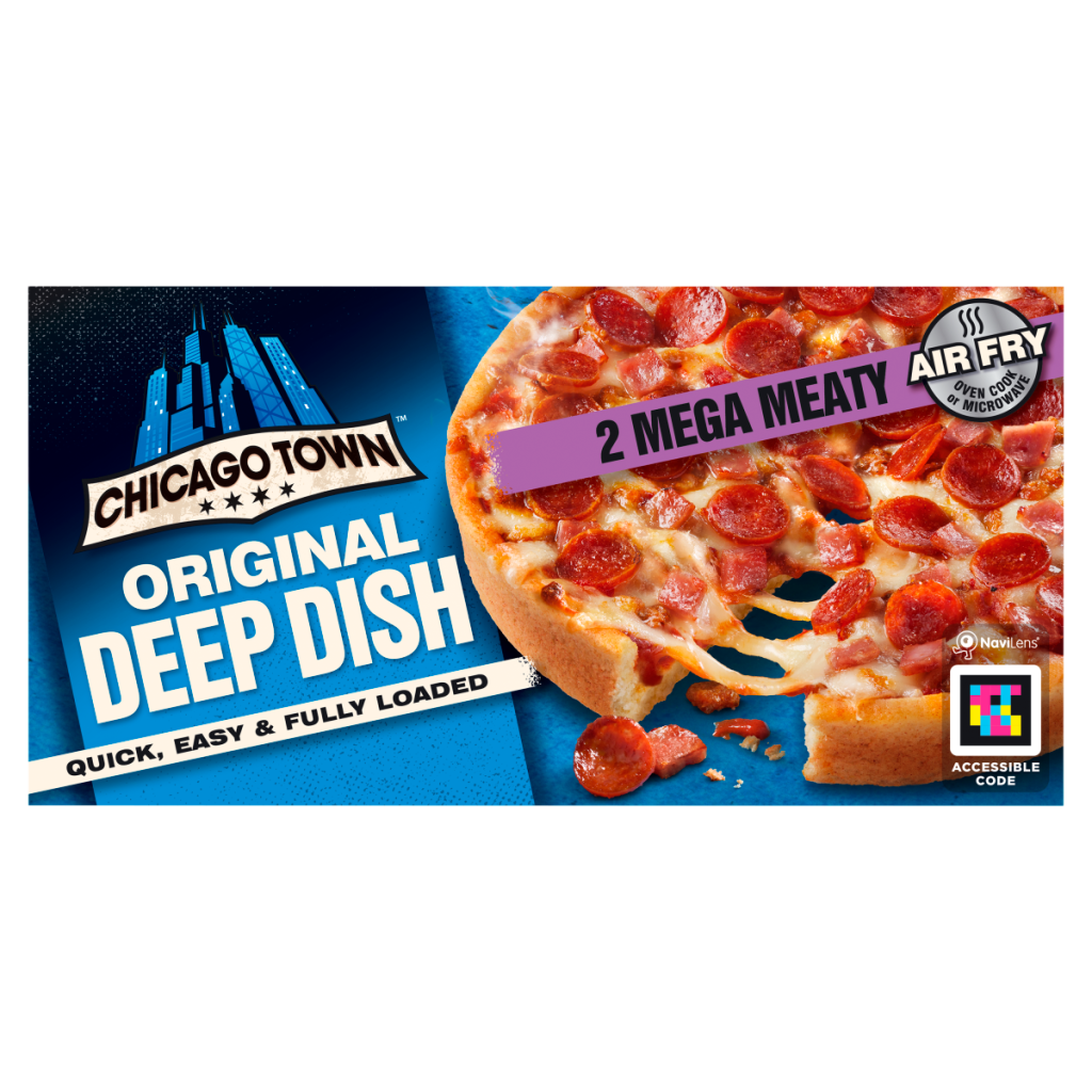 Chicago Town Original Deep Dish 2 Mega Meaty Pizza 2 x 157g (314g)
