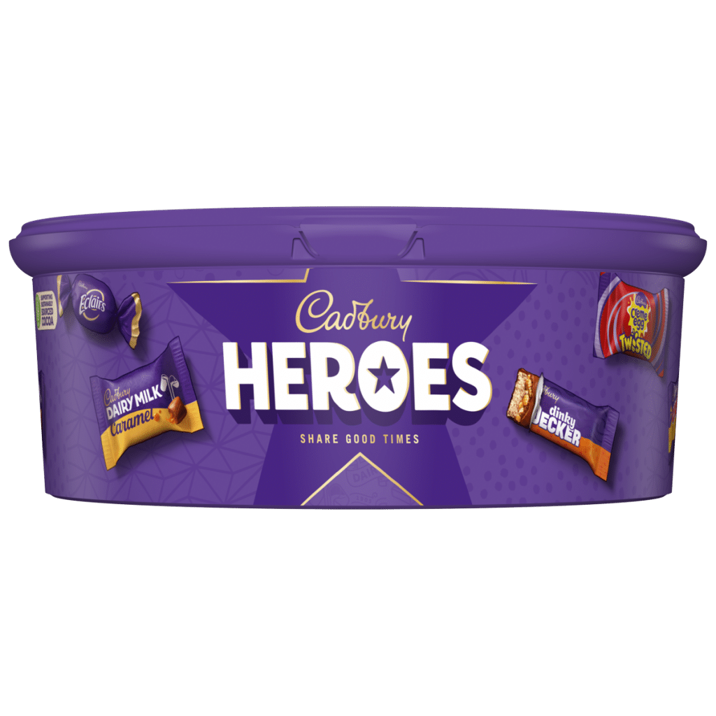 Cadbury Heroes Chocolate Assortment Sharing Tub 550 g