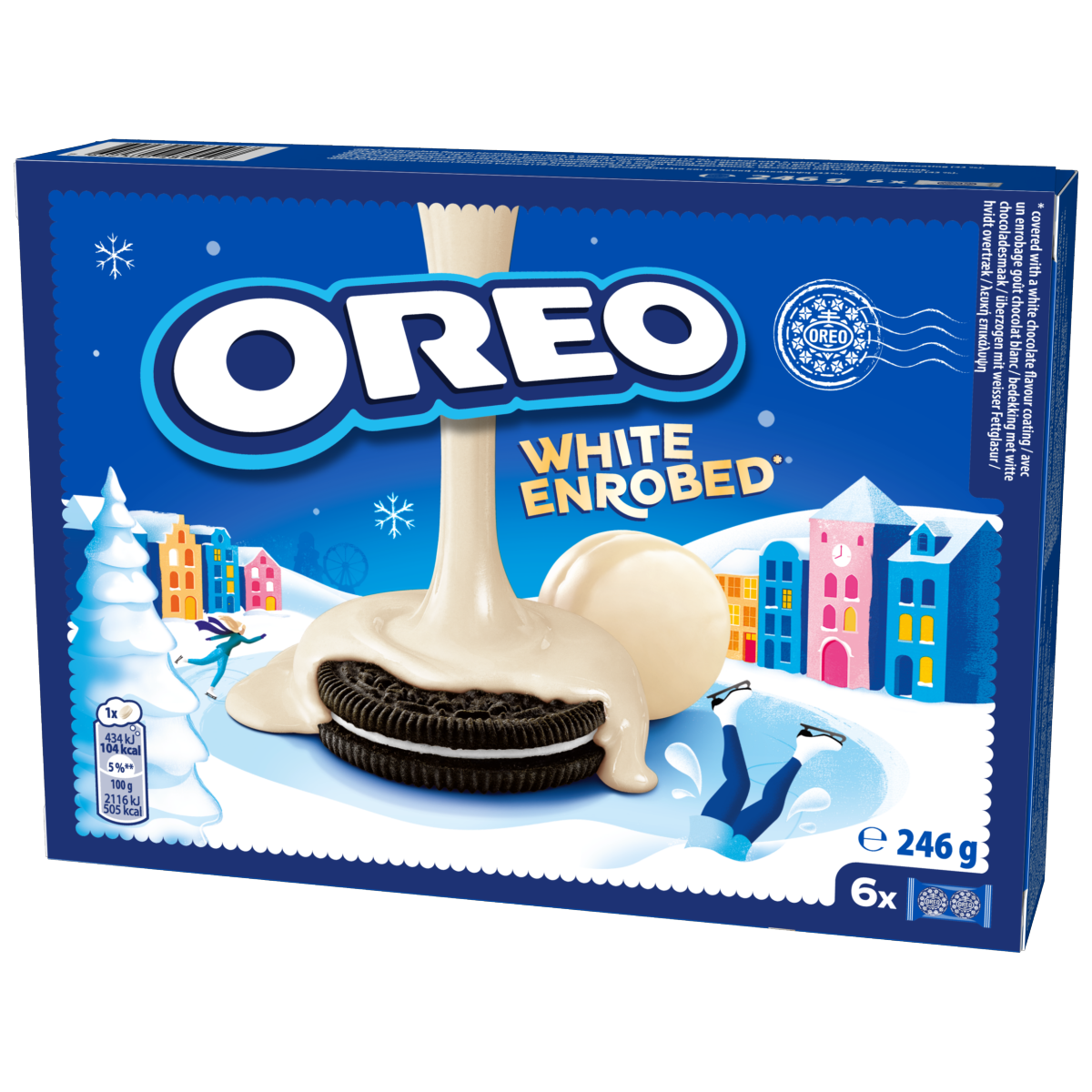 OREO White Chocolate Covered Sandwich Biscuits 246g