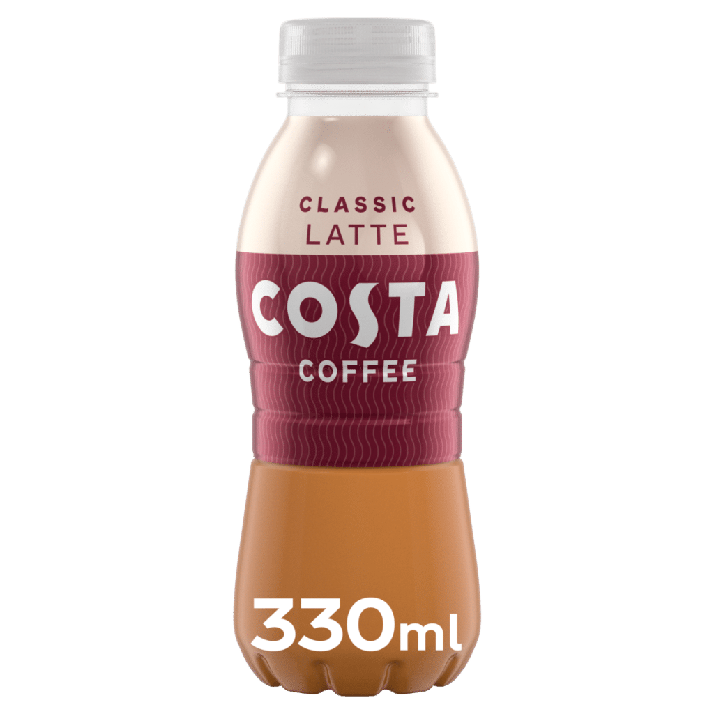 Costa Coffee Classic Latte Iced Coffee 330ml Bottle