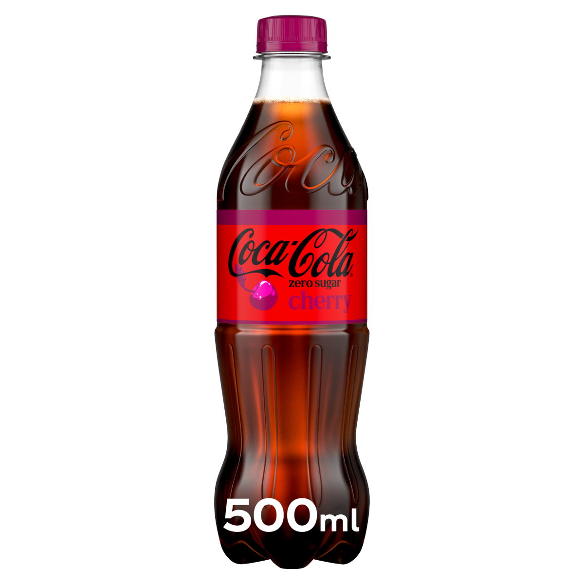 Coca-Cola Zero Sugar Cherry 500ml Bottle