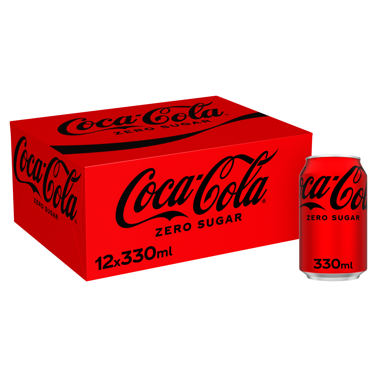Coca-Cola Zero Sugar 12 x 330ml Cans