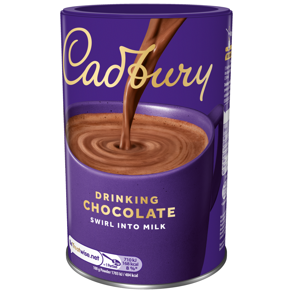 Cadbury Drinking Hot Chocolate Cocoa Powder Tin 500 g