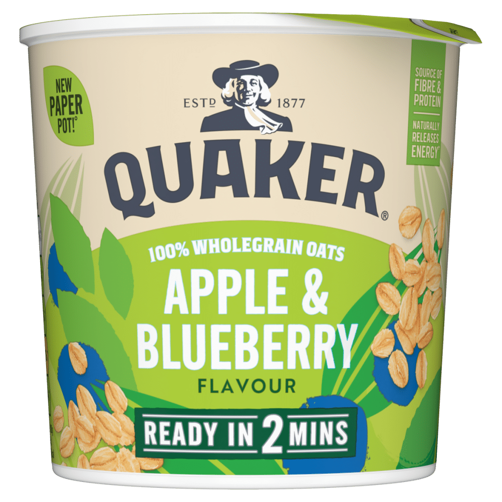 Quaker Oat So Simple Apple & Blueberry Porridge Pot 57g