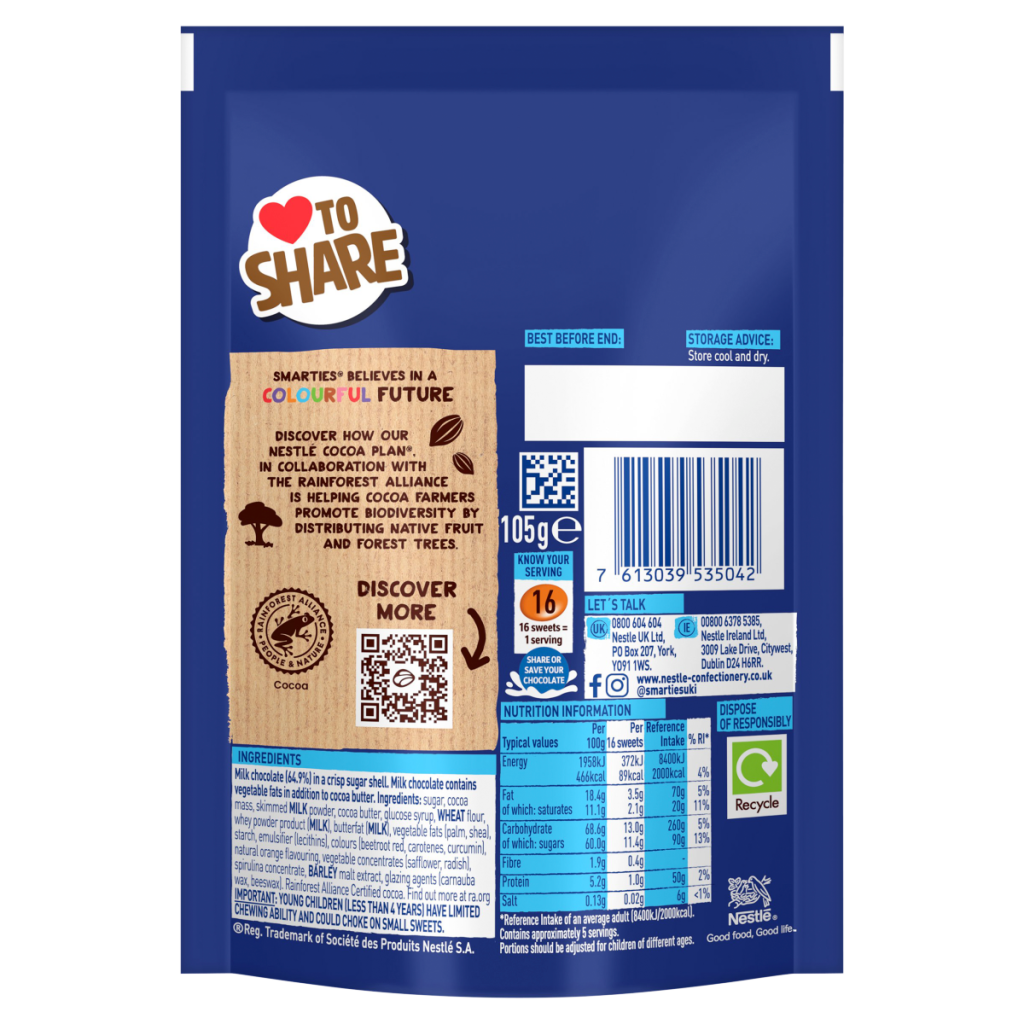 Smarties 105g