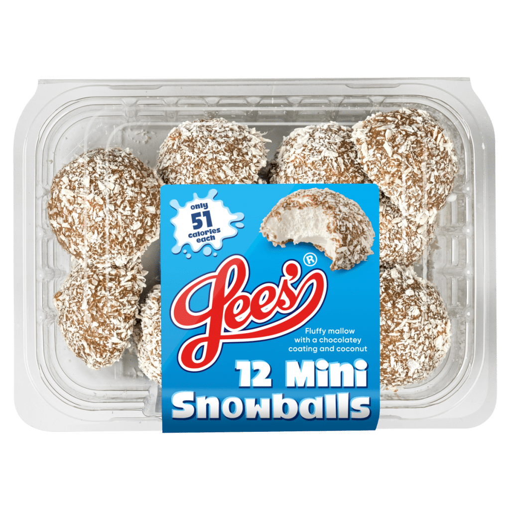 Lees’ 12 Mini Snowballs 135g