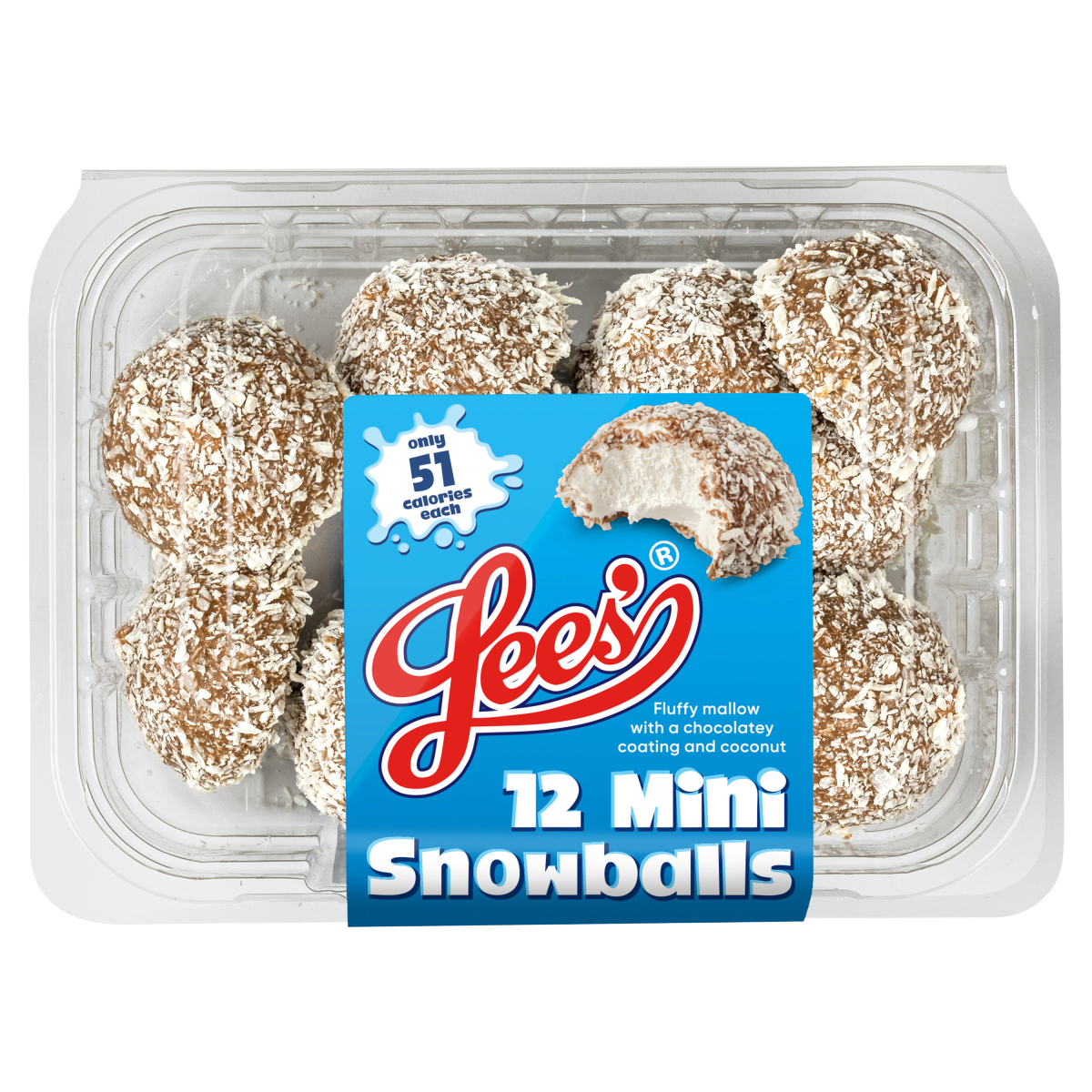 Lees’ 12 Mini Snowballs 135g