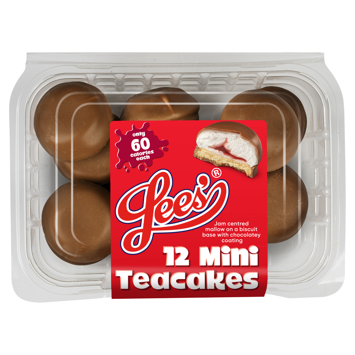 Lees’ 12 Mini Teacakes 168g
