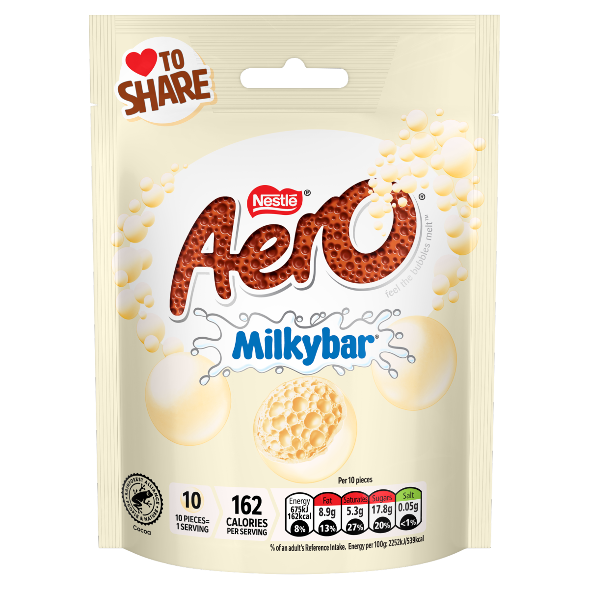 Aero Bubbles Milk Chocolate 92g
