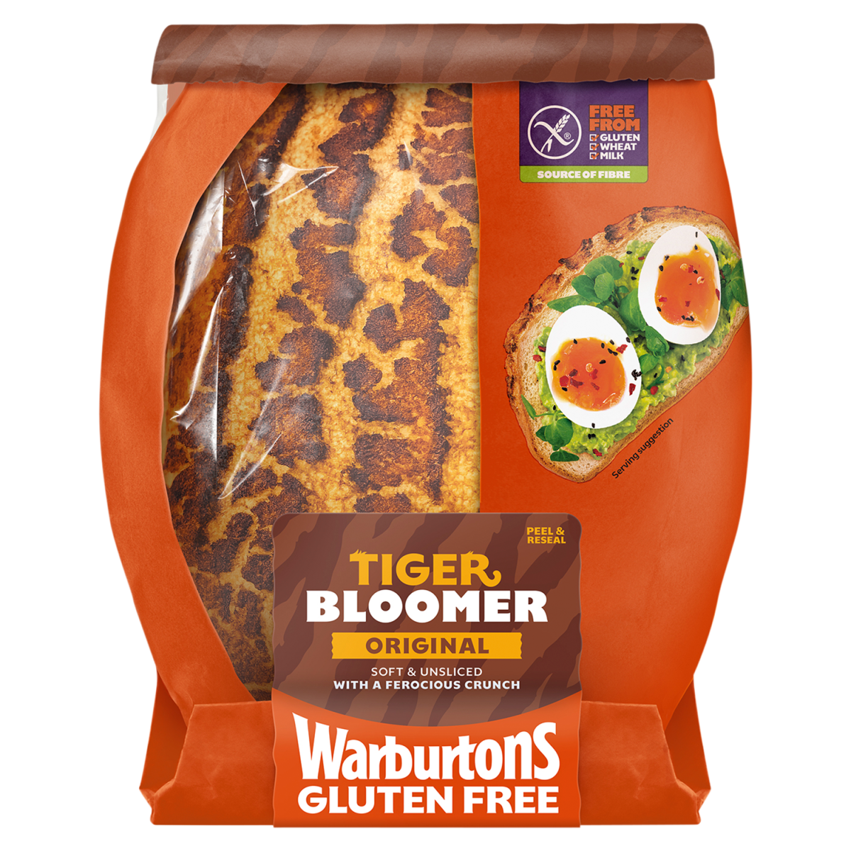 Warburtons Gluten Free Tiger Bloomer Original 400g