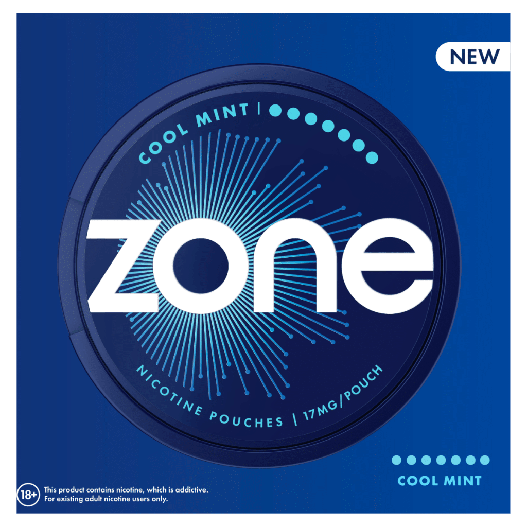 Zone Cool Mint Nicotine Pouches 17mg/Pouch